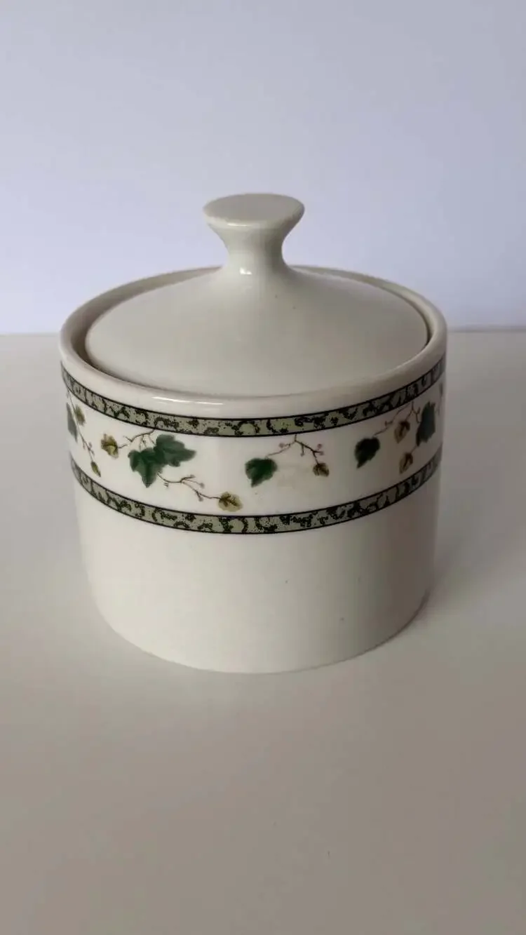 Sango Ivy Charm 8854 Sugar Bowl with Lid